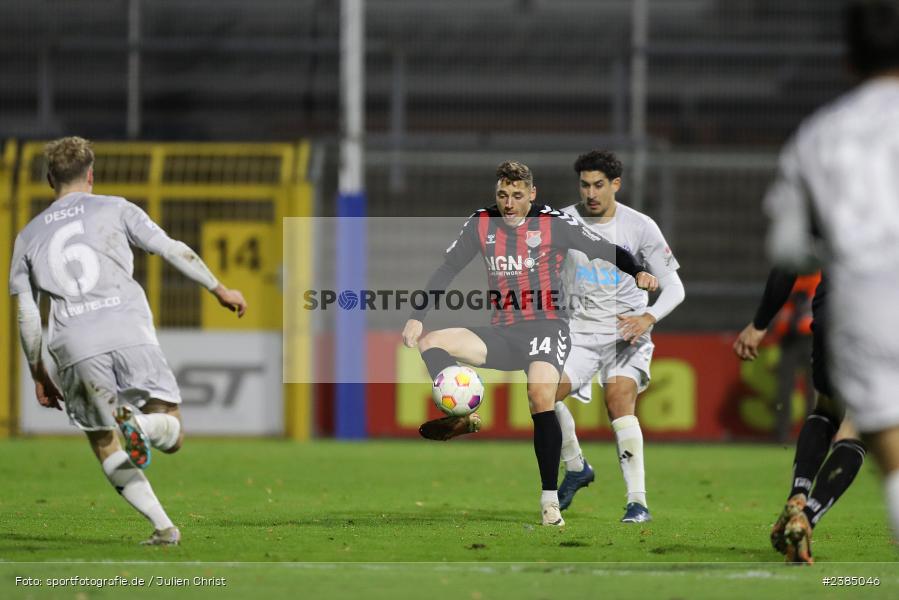 Stadion am Schönbusch, Aschaffenburg, 17.10.2023, BFV, Fussball, sport, action, Saison 2023/2024, 16. Spieltag, Regionalliga Bayern, AUB, SVA, TSV Aubstadt, SV Viktoria Aschaffenburg - Bild-ID: 2385046