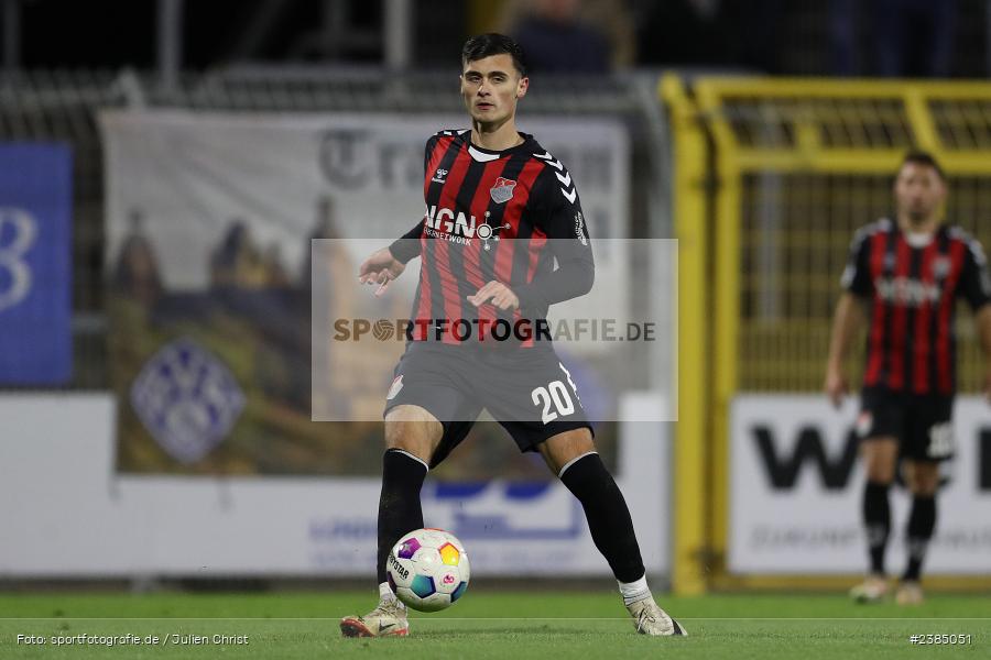 Stadion am Schönbusch, Aschaffenburg, 17.10.2023, BFV, Fussball, sport, action, Saison 2023/2024, 16. Spieltag, Regionalliga Bayern, AUB, SVA, TSV Aubstadt, SV Viktoria Aschaffenburg - Bild-ID: 2385051