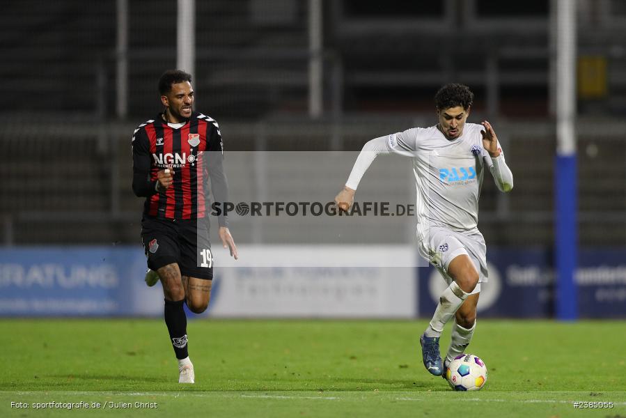 Stadion am Schönbusch, Aschaffenburg, 17.10.2023, BFV, Fussball, sport, action, Saison 2023/2024, 16. Spieltag, Regionalliga Bayern, AUB, SVA, TSV Aubstadt, SV Viktoria Aschaffenburg - Bild-ID: 2385055
