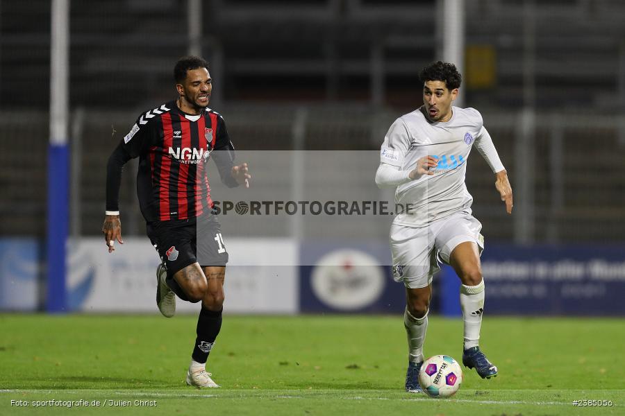 Stadion am Schönbusch, Aschaffenburg, 17.10.2023, BFV, Fussball, sport, action, Saison 2023/2024, 16. Spieltag, Regionalliga Bayern, AUB, SVA, TSV Aubstadt, SV Viktoria Aschaffenburg - Bild-ID: 2385056
