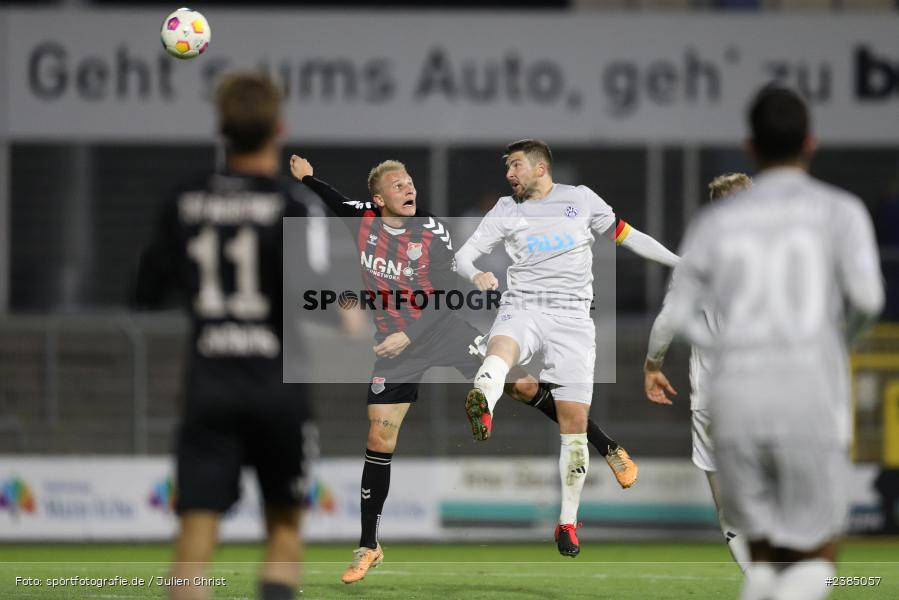 Stadion am Schönbusch, Aschaffenburg, 17.10.2023, BFV, Fussball, sport, action, Saison 2023/2024, 16. Spieltag, Regionalliga Bayern, AUB, SVA, TSV Aubstadt, SV Viktoria Aschaffenburg - Bild-ID: 2385057