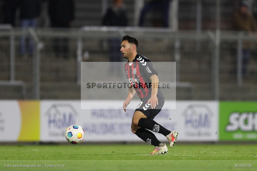 Stadion am Schönbusch, Aschaffenburg, 17.10.2023, BFV, Fussball, sport, action, Saison 2023/2024, 16. Spieltag, Regionalliga Bayern, AUB, SVA, TSV Aubstadt, SV Viktoria Aschaffenburg - Bild-ID: 2385058