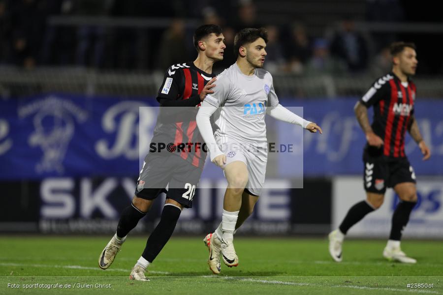 Stadion am Schönbusch, Aschaffenburg, 17.10.2023, BFV, Fussball, sport, action, Saison 2023/2024, 16. Spieltag, Regionalliga Bayern, AUB, SVA, TSV Aubstadt, SV Viktoria Aschaffenburg - Bild-ID: 2385061