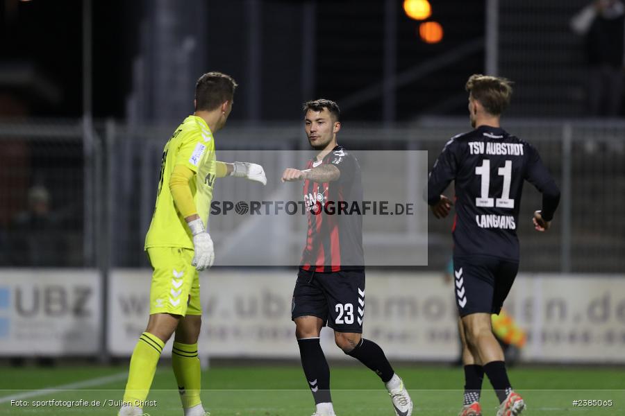 Stadion am Schönbusch, Aschaffenburg, 17.10.2023, BFV, Fussball, sport, action, Saison 2023/2024, 16. Spieltag, Regionalliga Bayern, AUB, SVA, TSV Aubstadt, SV Viktoria Aschaffenburg - Bild-ID: 2385065