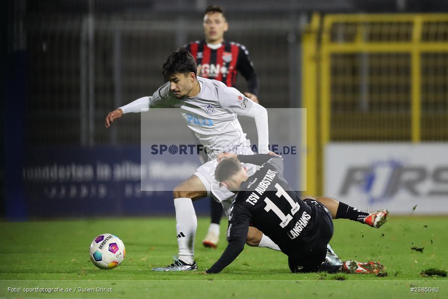 Stadion am Schönbusch, Aschaffenburg, 17.10.2023, BFV, Fussball, sport, action, Saison 2023/2024, 16. Spieltag, Regionalliga Bayern, AUB, SVA, TSV Aubstadt, SV Viktoria Aschaffenburg - Bild-ID: 2385082