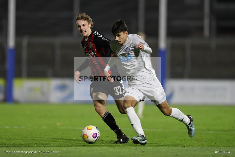 Stadion am Schönbusch, Aschaffenburg, 17.10.2023, BFV, Fussball, sport, action, Saison 2023/2024, 16. Spieltag, Regionalliga Bayern, AUB, SVA, TSV Aubstadt, SV Viktoria Aschaffenburg - Bild-ID: 2385084