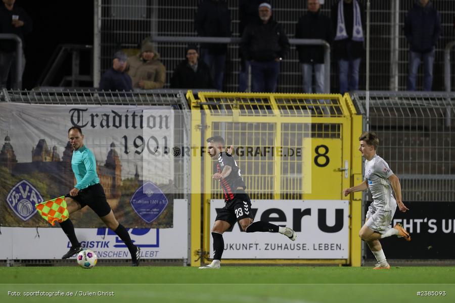 Stadion am Schönbusch, Aschaffenburg, 17.10.2023, BFV, Fussball, sport, action, Saison 2023/2024, 16. Spieltag, Regionalliga Bayern, AUB, SVA, TSV Aubstadt, SV Viktoria Aschaffenburg - Bild-ID: 2385093