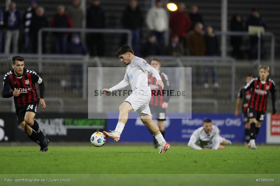 Stadion am Schönbusch, Aschaffenburg, 17.10.2023, BFV, Fussball, sport, action, Saison 2023/2024, 16. Spieltag, Regionalliga Bayern, AUB, SVA, TSV Aubstadt, SV Viktoria Aschaffenburg - Bild-ID: 2385094