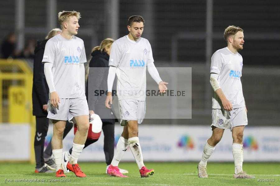 Stadion am Schönbusch, Aschaffenburg, 17.10.2023, BFV, Fussball, sport, action, Saison 2023/2024, 16. Spieltag, Regionalliga Bayern, AUB, SVA, TSV Aubstadt, SV Viktoria Aschaffenburg - Bild-ID: 2385123