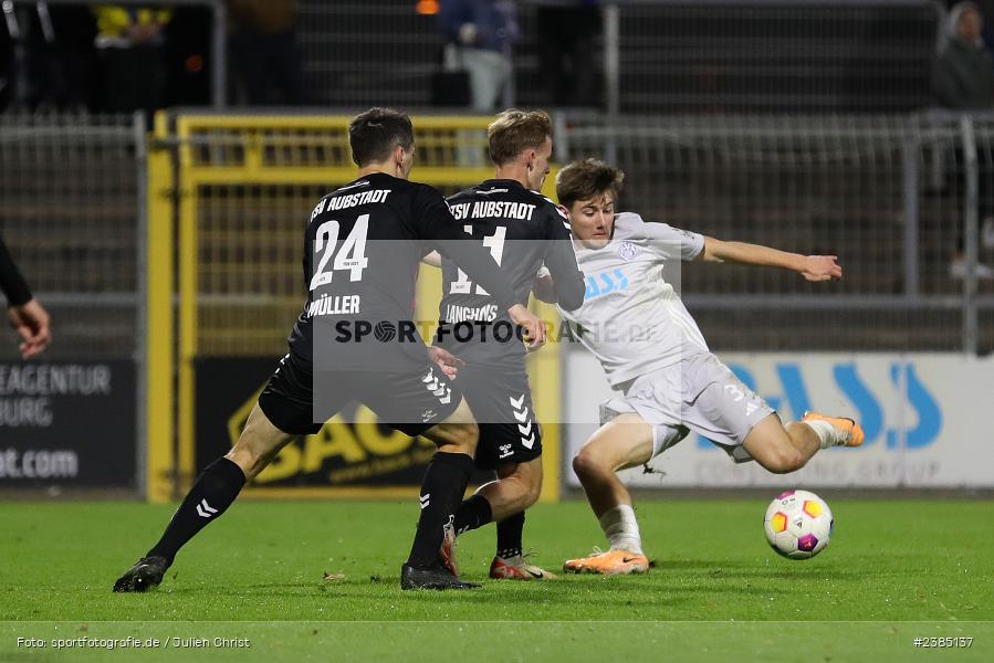 Stadion am Schönbusch, Aschaffenburg, 17.10.2023, BFV, Fussball, sport, action, Saison 2023/2024, 16. Spieltag, Regionalliga Bayern, AUB, SVA, TSV Aubstadt, SV Viktoria Aschaffenburg - Bild-ID: 2385137 Stadion am Schönbusch, Aschaffenburg, 17.10.2023, BFV, Fussball, sport, action, Saison 2023/2024, 16. Spieltag, Regionalliga Bayern, AUB, SVA, TSV Aubstadt, SV Viktoria Aschaffenburg - Bild-ID: 2385137