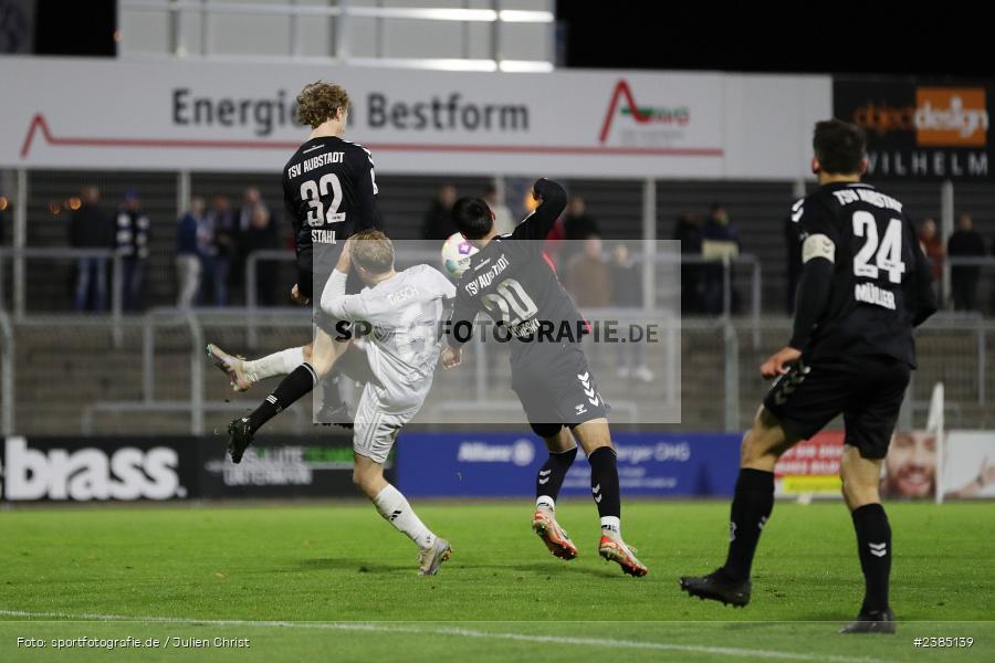 Stadion am Schönbusch, Aschaffenburg, 17.10.2023, BFV, Fussball, sport, action, Saison 2023/2024, 16. Spieltag, Regionalliga Bayern, AUB, SVA, TSV Aubstadt, SV Viktoria Aschaffenburg - Bild-ID: 2385139