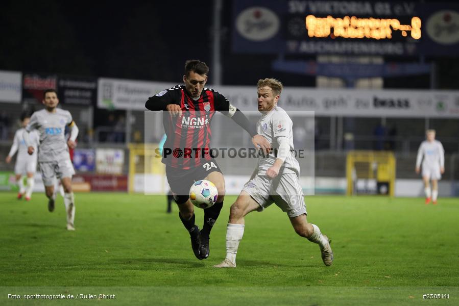 Stadion am Schönbusch, Aschaffenburg, 17.10.2023, BFV, Fussball, sport, action, Saison 2023/2024, 16. Spieltag, Regionalliga Bayern, AUB, SVA, TSV Aubstadt, SV Viktoria Aschaffenburg - Bild-ID: 2385141