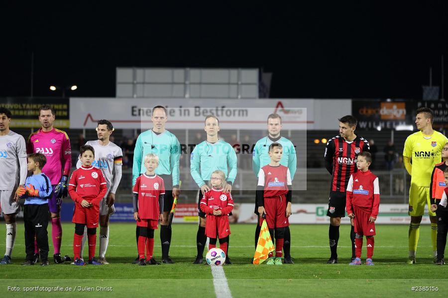 Stadion am Schönbusch, Aschaffenburg, 17.10.2023, BFV, Fussball, sport, action, Saison 2023/2024, 16. Spieltag, Regionalliga Bayern, AUB, SVA, TSV Aubstadt, SV Viktoria Aschaffenburg - Bild-ID: 2385156