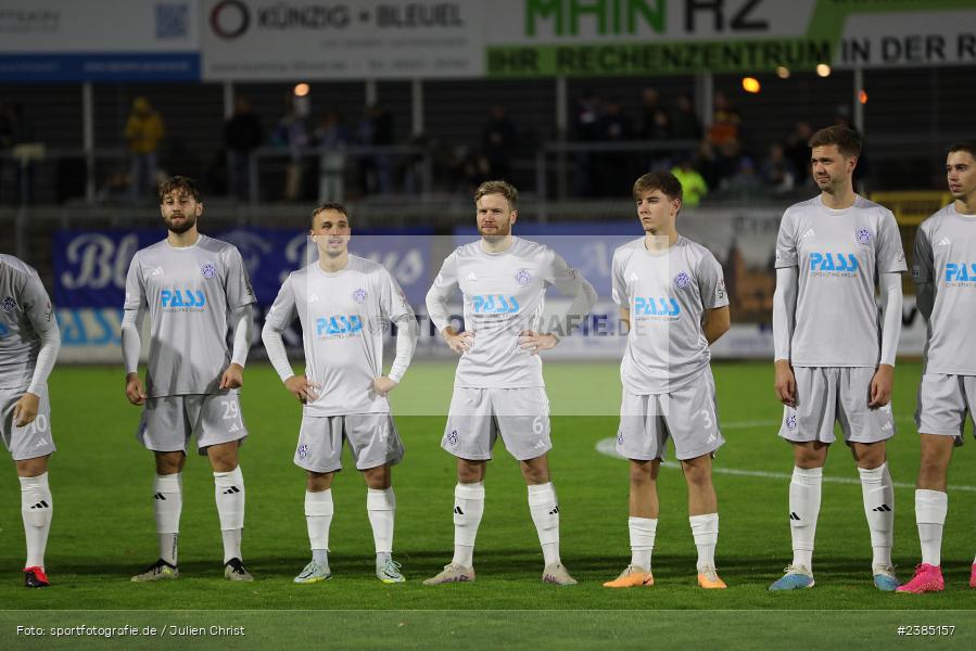 Stadion am Schönbusch, Aschaffenburg, 17.10.2023, BFV, Fussball, sport, action, Saison 2023/2024, 16. Spieltag, Regionalliga Bayern, AUB, SVA, TSV Aubstadt, SV Viktoria Aschaffenburg - Bild-ID: 2385157