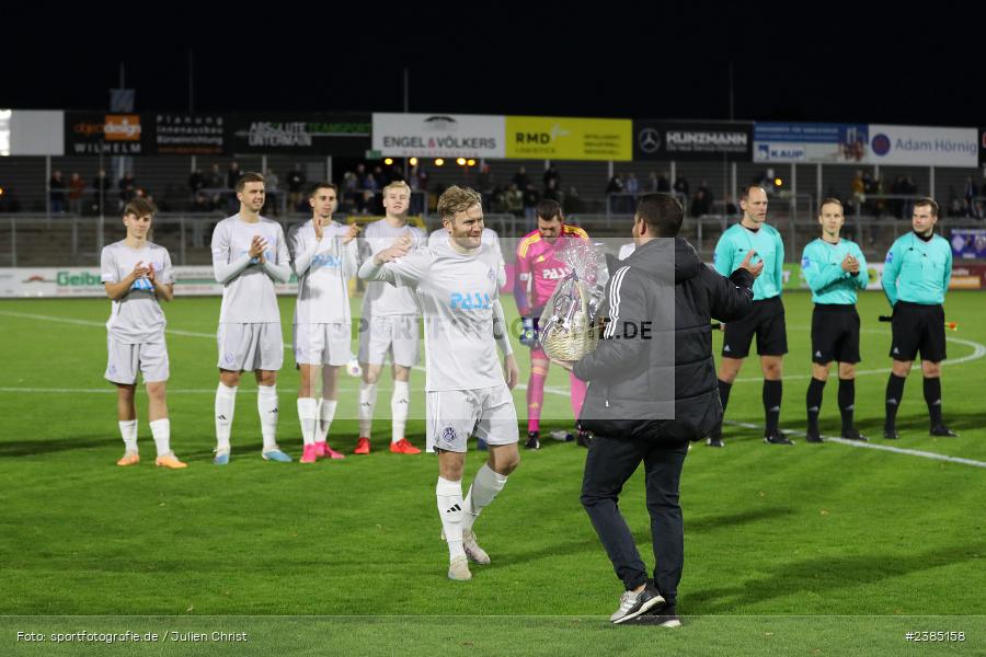 Stadion am Schönbusch, Aschaffenburg, 17.10.2023, BFV, Fussball, sport, action, Saison 2023/2024, 16. Spieltag, Regionalliga Bayern, AUB, SVA, TSV Aubstadt, SV Viktoria Aschaffenburg - Bild-ID: 2385158
