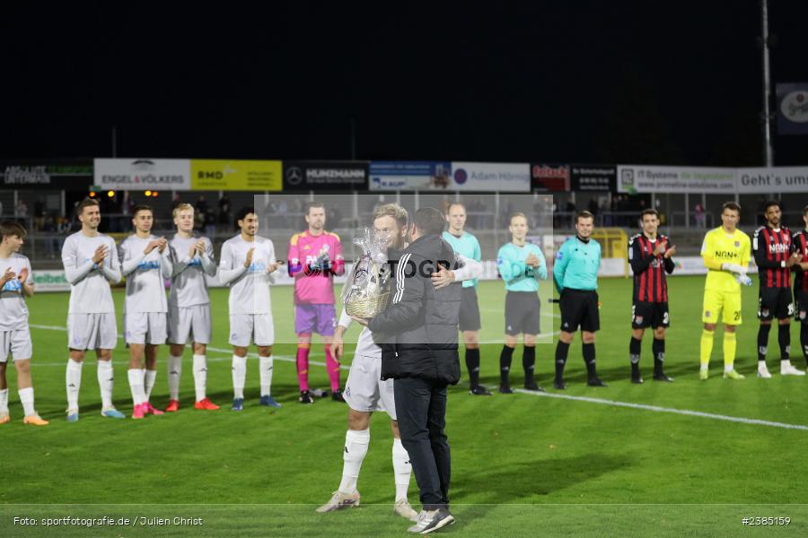 Stadion am Schönbusch, Aschaffenburg, 17.10.2023, BFV, Fussball, sport, action, Saison 2023/2024, 16. Spieltag, Regionalliga Bayern, AUB, SVA, TSV Aubstadt, SV Viktoria Aschaffenburg - Bild-ID: 2385159