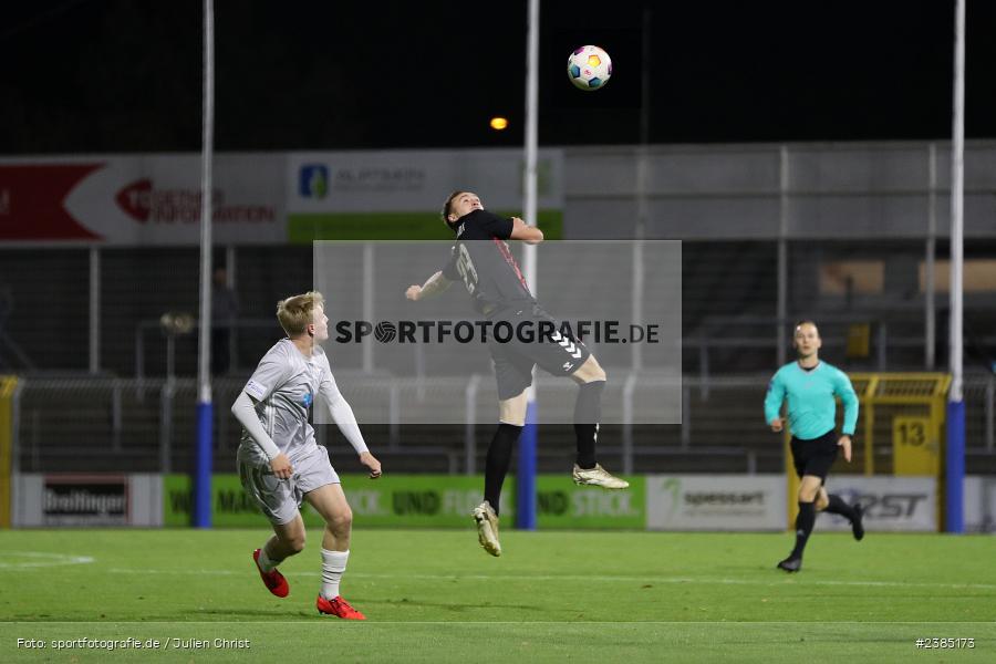 Stadion am Schönbusch, Aschaffenburg, 17.10.2023, BFV, Fussball, sport, action, Saison 2023/2024, 16. Spieltag, Regionalliga Bayern, AUB, SVA, TSV Aubstadt, SV Viktoria Aschaffenburg - Bild-ID: 2385173