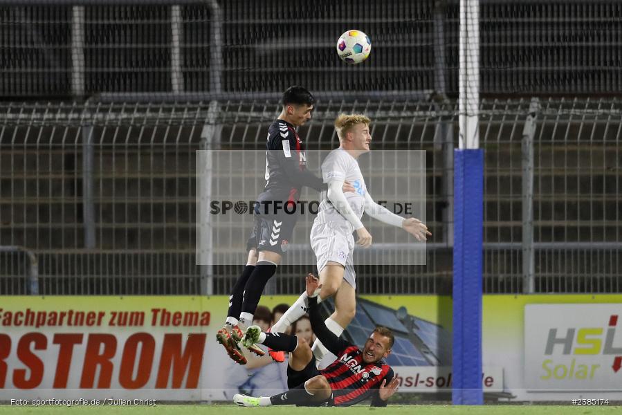 Stadion am Schönbusch, Aschaffenburg, 17.10.2023, BFV, Fussball, sport, action, Saison 2023/2024, 16. Spieltag, Regionalliga Bayern, AUB, SVA, TSV Aubstadt, SV Viktoria Aschaffenburg - Bild-ID: 2385174