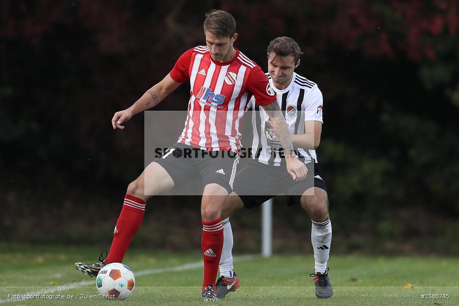 SEHO Arena, Nassig, 22.10.2023, bfv, Fussball, sport, action, Saison 2023/2024, 13. Spieltag, bfv-Landesliga Odenwald, FCG, SVE, FC Grünsfeld, SV Eintracht Nassig - Bild-ID: 2385745 SEHO Arena, Nassig, 22.10.2023, bfv, Fussball, sport, action, Saison 2023/2024, 13. Spieltag, bfv-Landesliga Odenwald, FCG, SVE, FC Grünsfeld, SV Eintracht Nassig - Bild-ID: 2385745