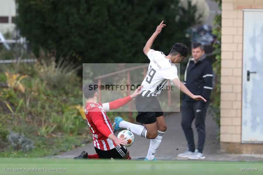 SEHO Arena, Nassig, 22.10.2023, bfv, Fussball, sport, action, Saison 2023/2024, 13. Spieltag, bfv-Landesliga Odenwald, FCG, SVE, FC Grünsfeld, SV Eintracht Nassig - Bild-ID: 2385829