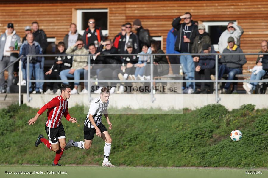 SEHO Arena, Nassig, 22.10.2023, bfv, Fussball, sport, action, Saison 2023/2024, 13. Spieltag, bfv-Landesliga Odenwald, FCG, SVE, FC Grünsfeld, SV Eintracht Nassig - Bild-ID: 2385846
