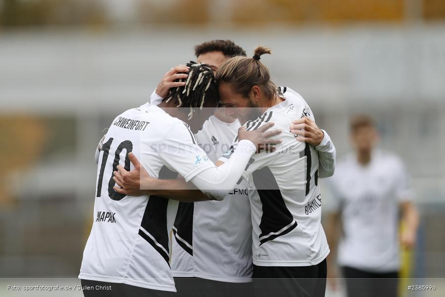 Stadion am Schönbusch, Aschaffenburg, 28.10.2023, BFV, Fussball, sport, action, Saison 2023/2024, 18. Spieltag, Regionalliga Bayern, FCS, SVA, 1. FC Schweinfurt 1905, SV Viktoria Aschaffenburg - Bild-ID: 2385996