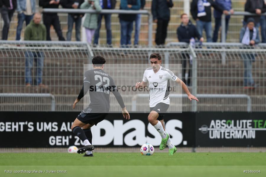 Stadion am Schönbusch, Aschaffenburg, 28.10.2023, BFV, Fussball, sport, action, Saison 2023/2024, 18. Spieltag, Regionalliga Bayern, FCS, SVA, 1. FC Schweinfurt 1905, SV Viktoria Aschaffenburg - Bild-ID: 2386004