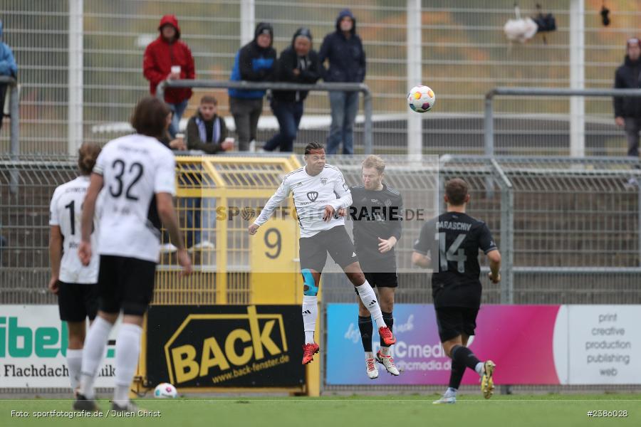 Stadion am Schönbusch, Aschaffenburg, 28.10.2023, BFV, Fussball, sport, action, Saison 2023/2024, 18. Spieltag, Regionalliga Bayern, FCS, SVA, 1. FC Schweinfurt 1905, SV Viktoria Aschaffenburg - Bild-ID: 2386028