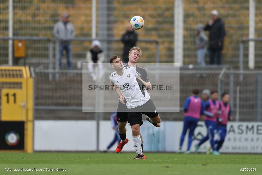 Stadion am Schönbusch, Aschaffenburg, 28.10.2023, BFV, Fussball, sport, action, Saison 2023/2024, 18. Spieltag, Regionalliga Bayern, FCS, SVA, 1. FC Schweinfurt 1905, SV Viktoria Aschaffenburg - Bild-ID: 2386039