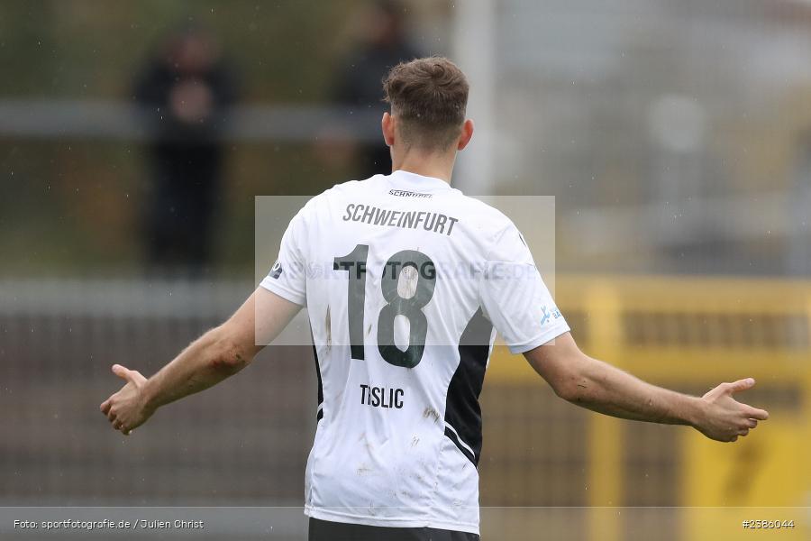 Stadion am Schönbusch, Aschaffenburg, 28.10.2023, BFV, Fussball, sport, action, Saison 2023/2024, 18. Spieltag, Regionalliga Bayern, FCS, SVA, 1. FC Schweinfurt 1905, SV Viktoria Aschaffenburg - Bild-ID: 2386044