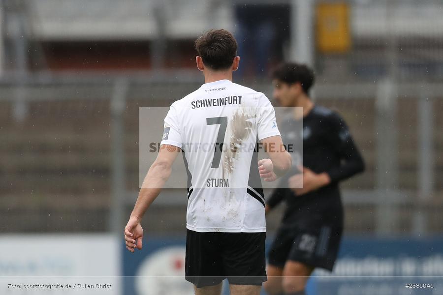 Stadion am Schönbusch, Aschaffenburg, 28.10.2023, BFV, Fussball, sport, action, Saison 2023/2024, 18. Spieltag, Regionalliga Bayern, FCS, SVA, 1. FC Schweinfurt 1905, SV Viktoria Aschaffenburg - Bild-ID: 2386046