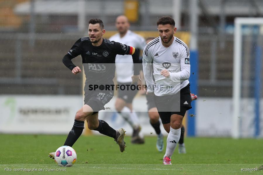 Stadion am Schönbusch, Aschaffenburg, 28.10.2023, BFV, Fussball, sport, action, Saison 2023/2024, 18. Spieltag, Regionalliga Bayern, FCS, SVA, 1. FC Schweinfurt 1905, SV Viktoria Aschaffenburg - Bild-ID: 2386059