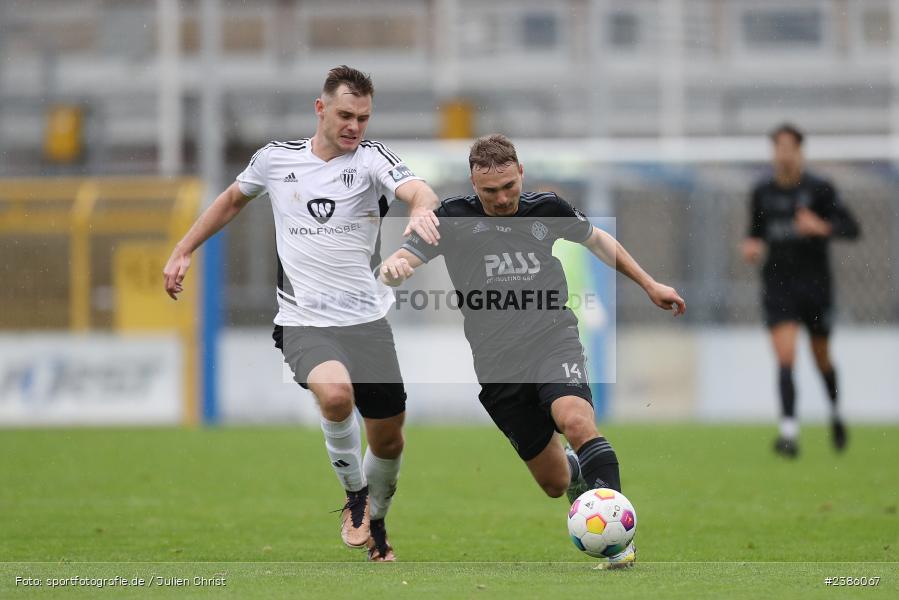 Stadion am Schönbusch, Aschaffenburg, 28.10.2023, BFV, Fussball, sport, action, Saison 2023/2024, 18. Spieltag, Regionalliga Bayern, FCS, SVA, 1. FC Schweinfurt 1905, SV Viktoria Aschaffenburg - Bild-ID: 2386067
