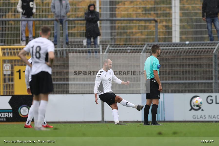 Stadion am Schönbusch, Aschaffenburg, 28.10.2023, BFV, Fussball, sport, action, Saison 2023/2024, 18. Spieltag, Regionalliga Bayern, FCS, SVA, 1. FC Schweinfurt 1905, SV Viktoria Aschaffenburg - Bild-ID: 2386074