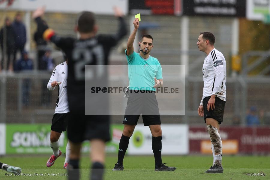 Stadion am Schönbusch, Aschaffenburg, 28.10.2023, BFV, Fussball, sport, action, Saison 2023/2024, 18. Spieltag, Regionalliga Bayern, FCS, SVA, 1. FC Schweinfurt 1905, SV Viktoria Aschaffenburg - Bild-ID: 2386078