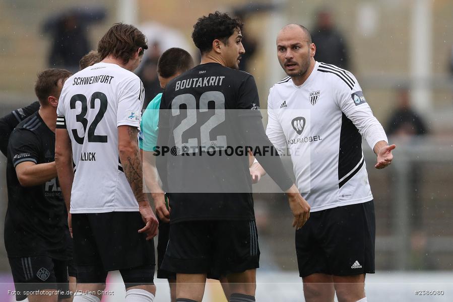 Stadion am Schönbusch, Aschaffenburg, 28.10.2023, BFV, Fussball, sport, action, Saison 2023/2024, 18. Spieltag, Regionalliga Bayern, FCS, SVA, 1. FC Schweinfurt 1905, SV Viktoria Aschaffenburg - Bild-ID: 2386080