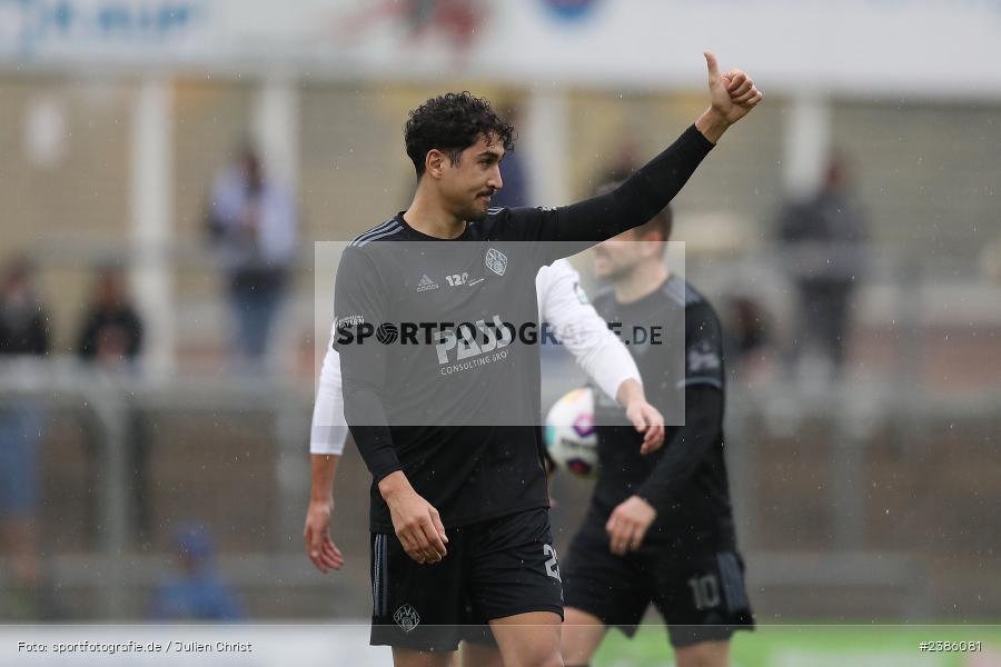 Stadion am Schönbusch, Aschaffenburg, 28.10.2023, BFV, Fussball, sport, action, Saison 2023/2024, 18. Spieltag, Regionalliga Bayern, FCS, SVA, 1. FC Schweinfurt 1905, SV Viktoria Aschaffenburg - Bild-ID: 2386081