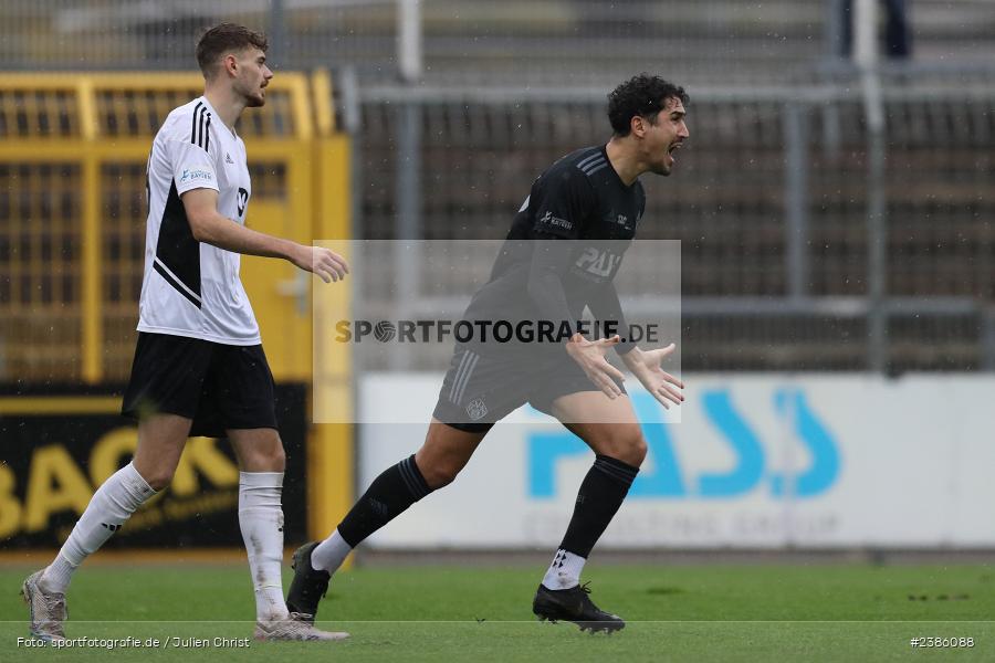Stadion am Schönbusch, Aschaffenburg, 28.10.2023, BFV, Fussball, sport, action, Saison 2023/2024, 18. Spieltag, Regionalliga Bayern, FCS, SVA, 1. FC Schweinfurt 1905, SV Viktoria Aschaffenburg - Bild-ID: 2386088