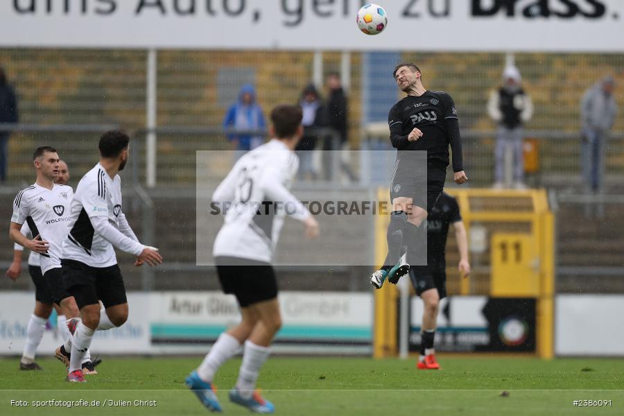 Stadion am Schönbusch, Aschaffenburg, 28.10.2023, BFV, Fussball, sport, action, Saison 2023/2024, 18. Spieltag, Regionalliga Bayern, FCS, SVA, 1. FC Schweinfurt 1905, SV Viktoria Aschaffenburg - Bild-ID: 2386091