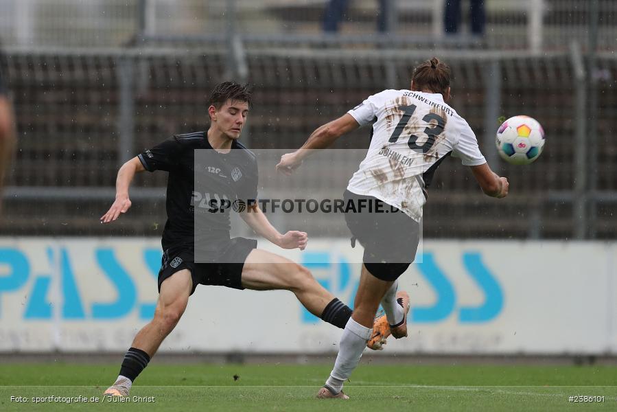 Stadion am Schönbusch, Aschaffenburg, 28.10.2023, BFV, Fussball, sport, action, Saison 2023/2024, 18. Spieltag, Regionalliga Bayern, FCS, SVA, 1. FC Schweinfurt 1905, SV Viktoria Aschaffenburg - Bild-ID: 2386101