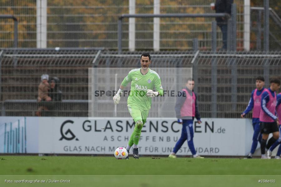 Stadion am Schönbusch, Aschaffenburg, 28.10.2023, BFV, Fussball, sport, action, Saison 2023/2024, 18. Spieltag, Regionalliga Bayern, FCS, SVA, 1. FC Schweinfurt 1905, SV Viktoria Aschaffenburg - Bild-ID: 2386102