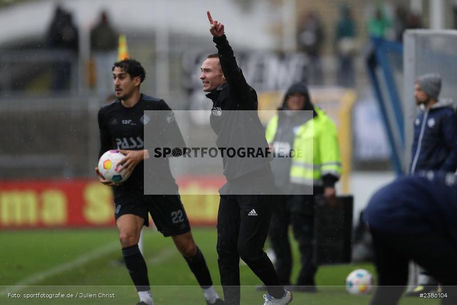 Stadion am Schönbusch, Aschaffenburg, 28.10.2023, BFV, Fussball, sport, action, Saison 2023/2024, 18. Spieltag, Regionalliga Bayern, FCS, SVA, 1. FC Schweinfurt 1905, SV Viktoria Aschaffenburg - Bild-ID: 2386104