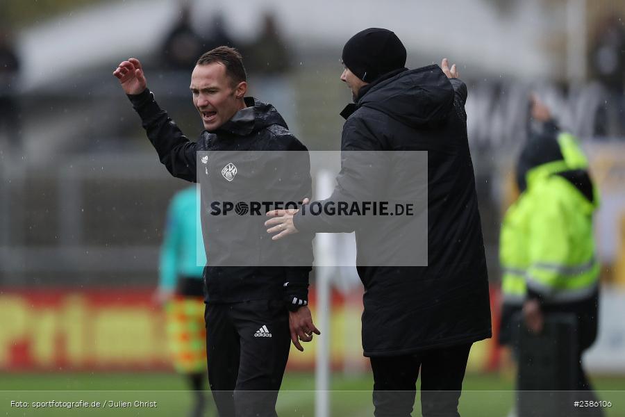 Stadion am Schönbusch, Aschaffenburg, 28.10.2023, BFV, Fussball, sport, action, Saison 2023/2024, 18. Spieltag, Regionalliga Bayern, FCS, SVA, 1. FC Schweinfurt 1905, SV Viktoria Aschaffenburg - Bild-ID: 2386106