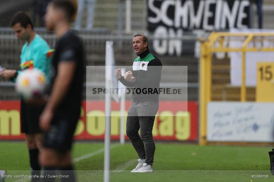 Stadion am Schönbusch, Aschaffenburg, 28.10.2023, BFV, Fussball, sport, action, Saison 2023/2024, 18. Spieltag, Regionalliga Bayern, FCS, SVA, 1. FC Schweinfurt 1905, SV Viktoria Aschaffenburg - Bild-ID: 2386108