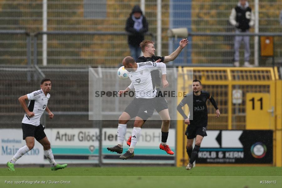 Stadion am Schönbusch, Aschaffenburg, 28.10.2023, BFV, Fussball, sport, action, Saison 2023/2024, 18. Spieltag, Regionalliga Bayern, FCS, SVA, 1. FC Schweinfurt 1905, SV Viktoria Aschaffenburg - Bild-ID: 2386112