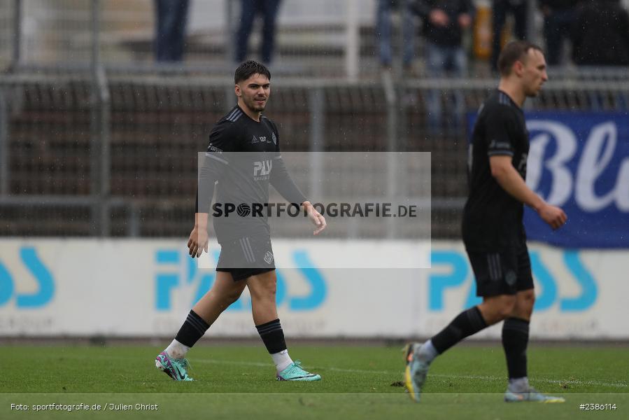 Stadion am Schönbusch, Aschaffenburg, 28.10.2023, BFV, Fussball, sport, action, Saison 2023/2024, 18. Spieltag, Regionalliga Bayern, FCS, SVA, 1. FC Schweinfurt 1905, SV Viktoria Aschaffenburg - Bild-ID: 2386114