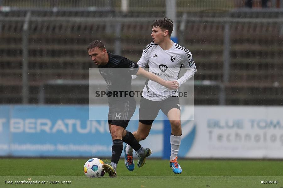 Stadion am Schönbusch, Aschaffenburg, 28.10.2023, BFV, Fussball, sport, action, Saison 2023/2024, 18. Spieltag, Regionalliga Bayern, FCS, SVA, 1. FC Schweinfurt 1905, SV Viktoria Aschaffenburg - Bild-ID: 2386118