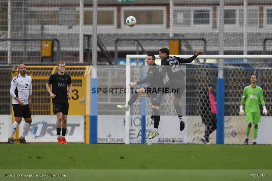 Stadion am Schönbusch, Aschaffenburg, 28.10.2023, BFV, Fussball, sport, action, Saison 2023/2024, 18. Spieltag, Regionalliga Bayern, FCS, SVA, 1. FC Schweinfurt 1905, SV Viktoria Aschaffenburg - Bild-ID: 2386131