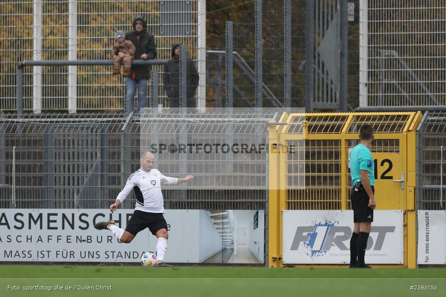 Stadion am Schönbusch, Aschaffenburg, 28.10.2023, BFV, Fussball, sport, action, Saison 2023/2024, 18. Spieltag, Regionalliga Bayern, FCS, SVA, 1. FC Schweinfurt 1905, SV Viktoria Aschaffenburg - Bild-ID: 2386136