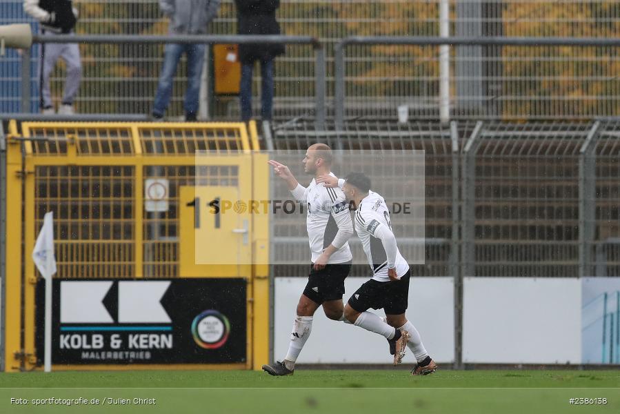 Stadion am Schönbusch, Aschaffenburg, 28.10.2023, BFV, Fussball, sport, action, Saison 2023/2024, 18. Spieltag, Regionalliga Bayern, FCS, SVA, 1. FC Schweinfurt 1905, SV Viktoria Aschaffenburg - Bild-ID: 2386138